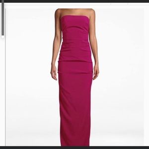 Nicole Miller strapless dress size 12